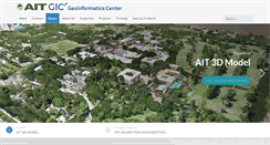 Desktop Screenshot of geoinfo.ait.ac.th