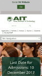 Mobile Screenshot of ait.ac.th
