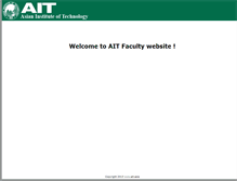 Tablet Screenshot of faculty.ait.ac.th